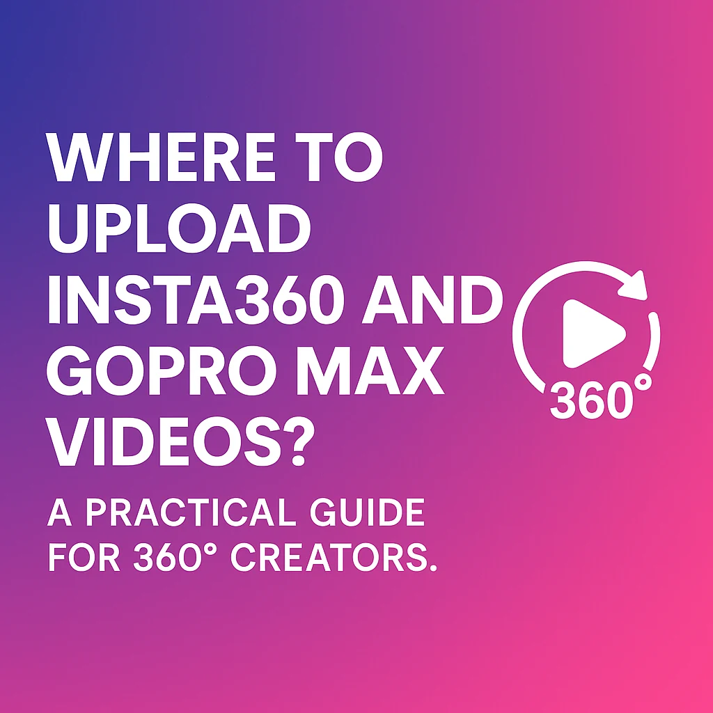 Where to Upload Insta360 and GoPro Max Videos? A Practical Guide for 360° Creators (And Why Mirame360 Helps)
