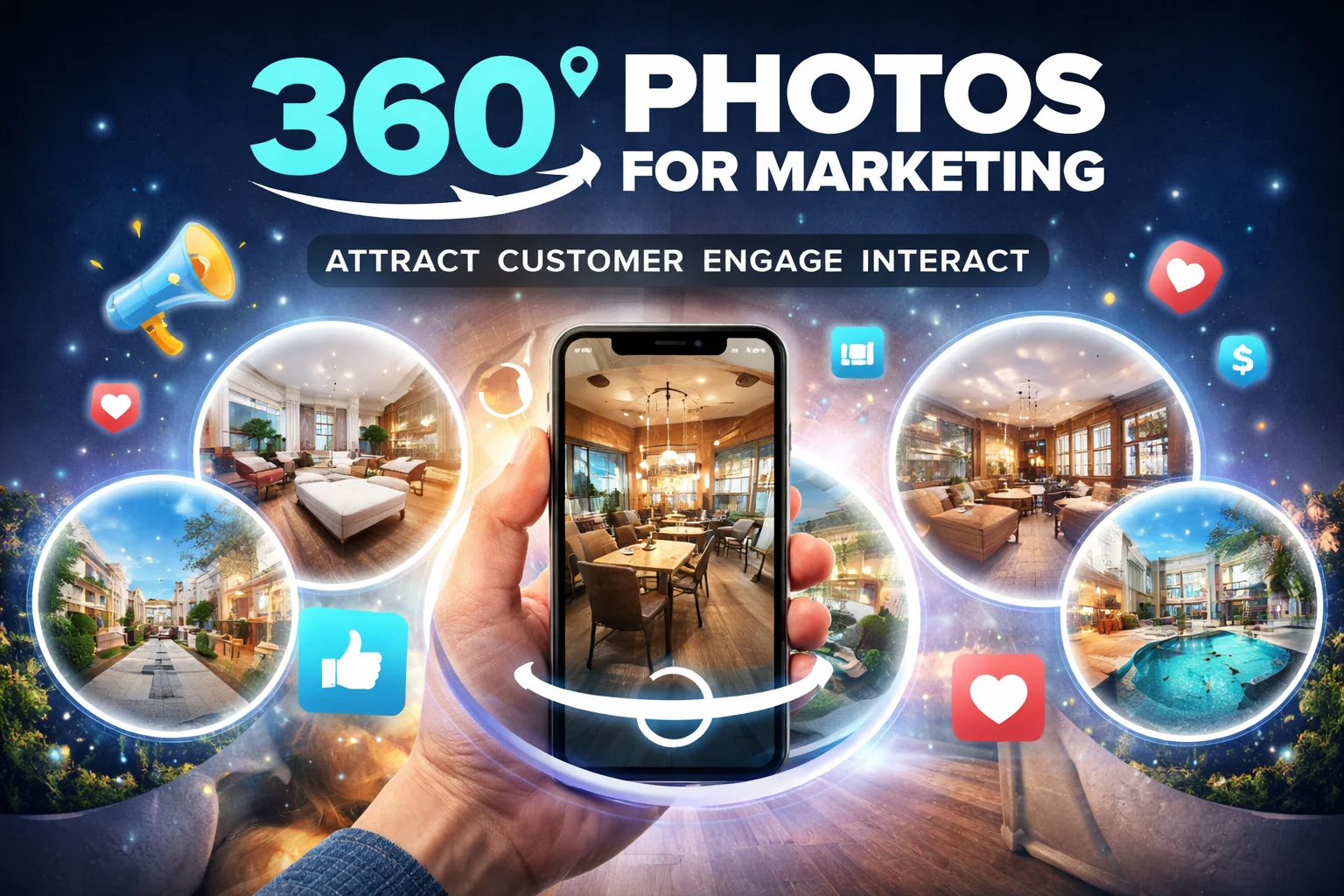 360° Photos for Marketing: The Fastest Way to Build Trust Online and Attract Customers