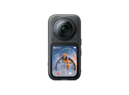 Black Insta360 X6 360 camera